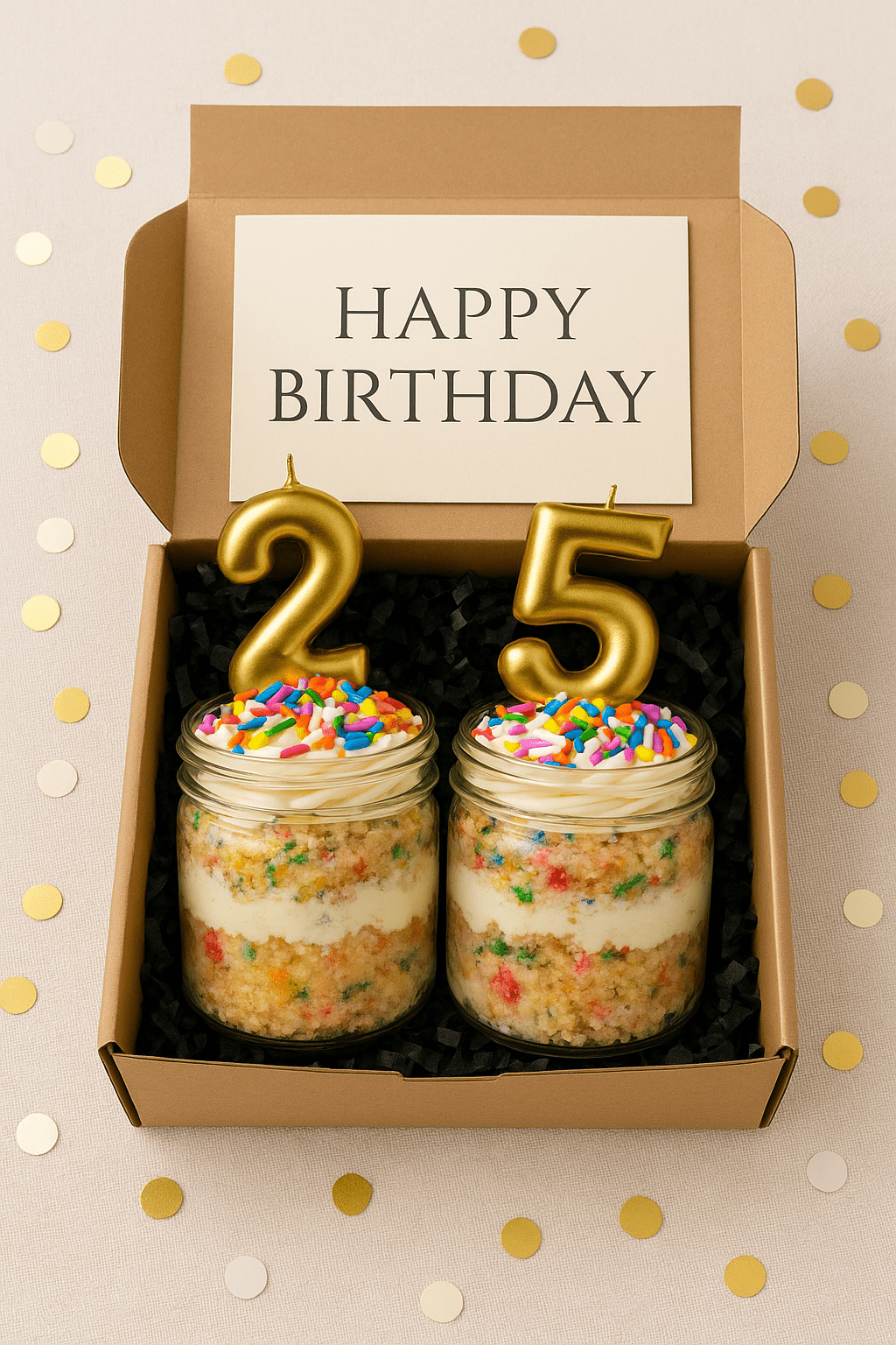 Birthday Cake Jar Set - Sweet Realities